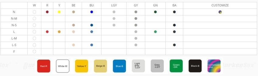 fabric duct color selection